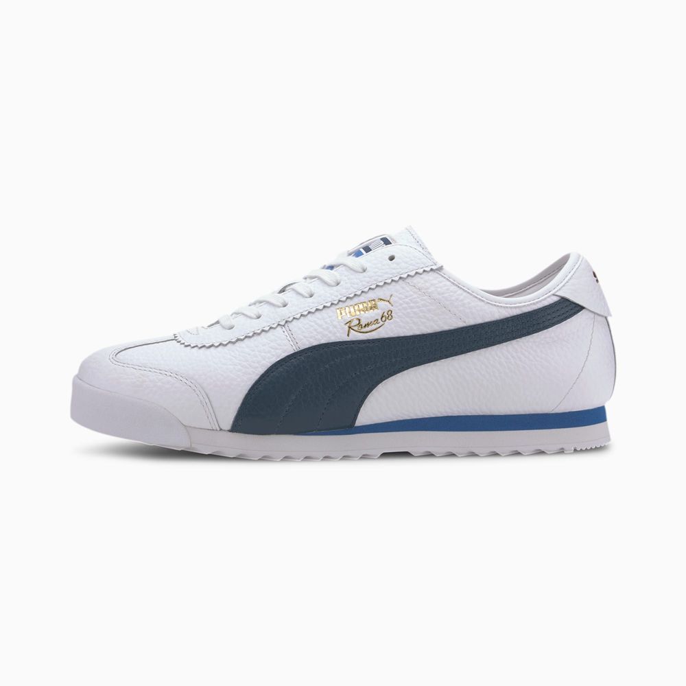 Puma Roma '68 Vintage Férfi Sportcipő - Fehér ( Hungary - YKUNT8062 )